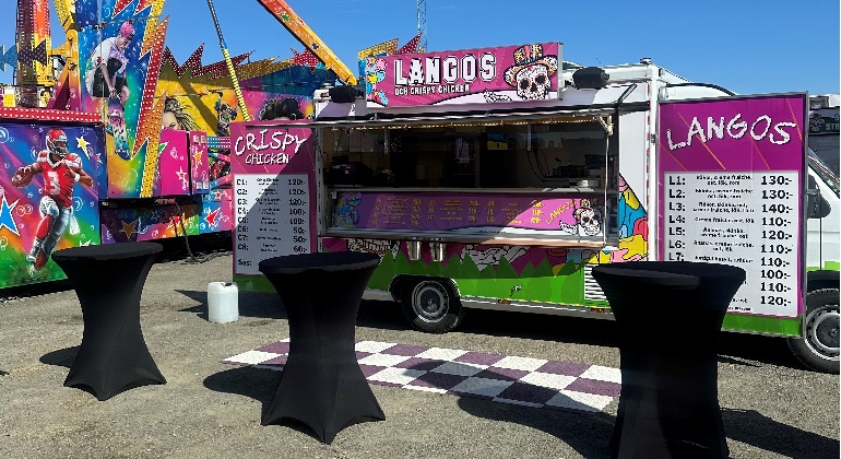 Fodtruck som säljer langos