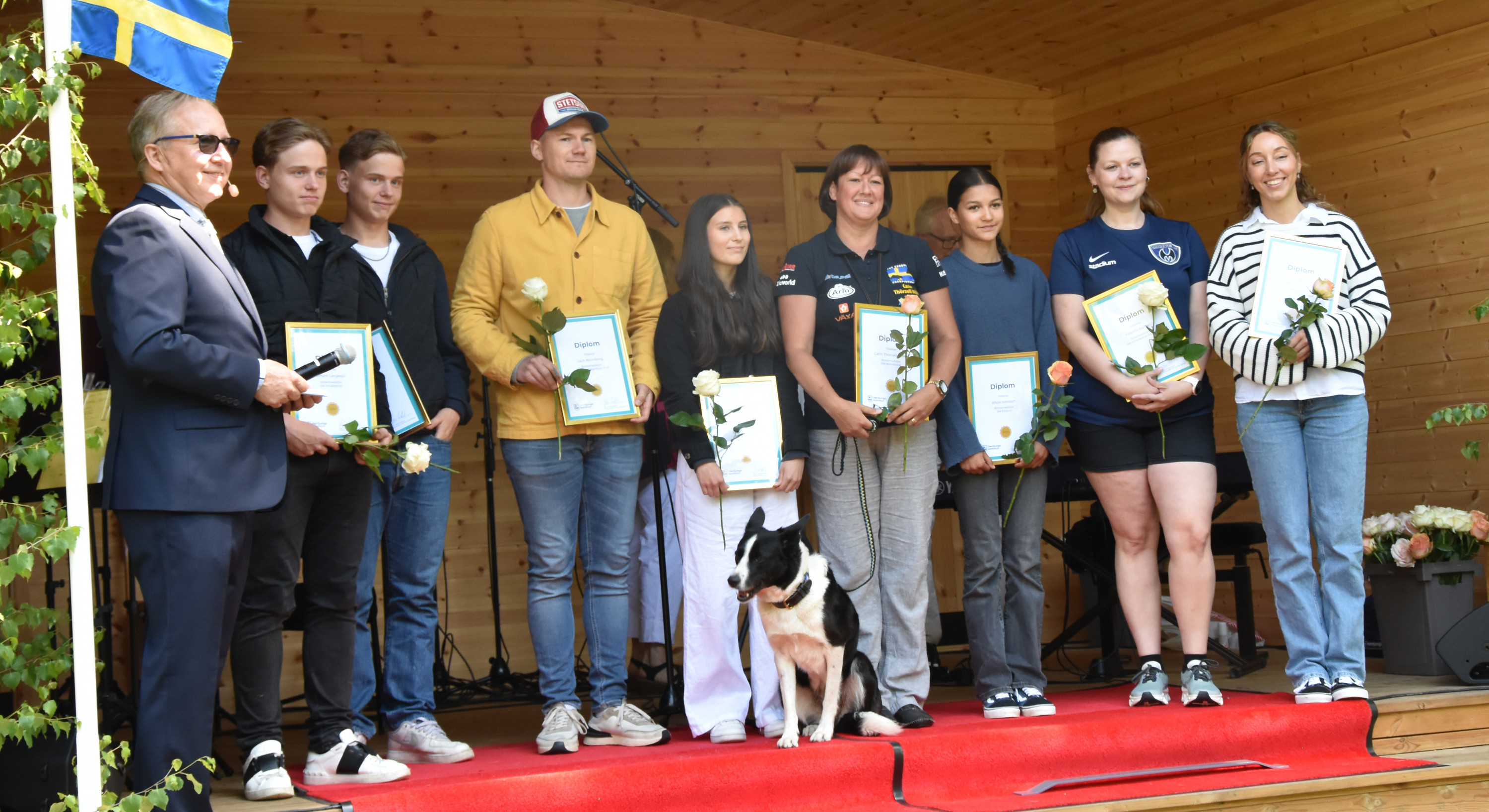 Medaljörer fick diplom