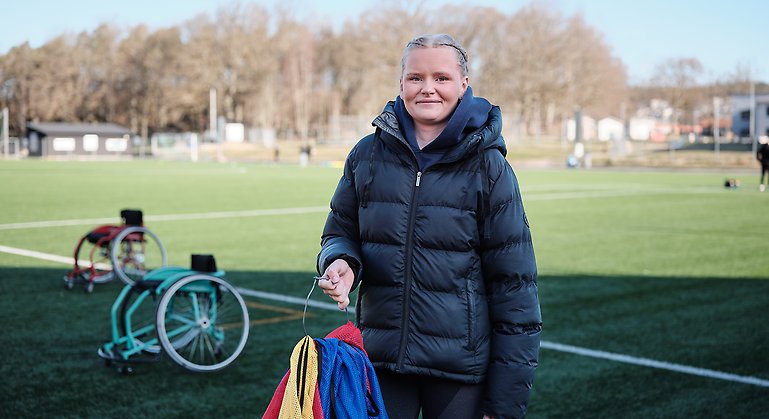 Volontär rörelse på rast