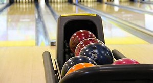 Bowlingklot vid bowlingbana