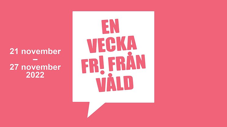 En vecka fri från våld