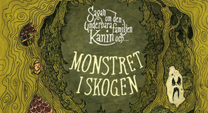Tecknad bild på spöken och monster